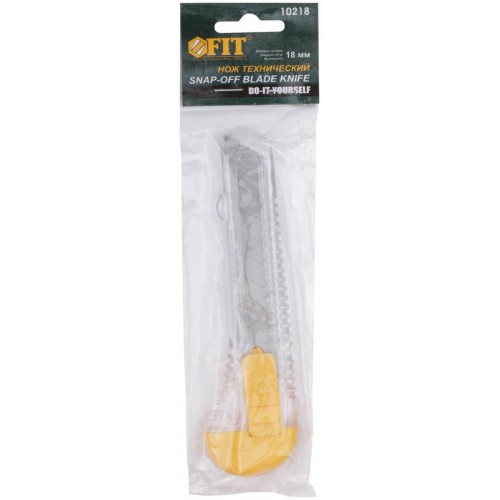 Нож технический 18мм пластик. FIT 10218