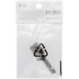 Насадка для шурупов и болтов с 6-гр.головкой Профи d10мм L48мм FIT 57940