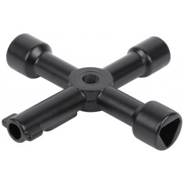 Ключ универсальный для электрошкафов 4-в-1 FIT 60105