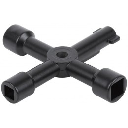 Ключ универсальный для электрошкафов 4-в-1 FIT 60105