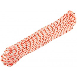 Фал капроновый плетеный 16-ти прядный с сердечником 4ммх20м р/н=320кгс FIT 68424