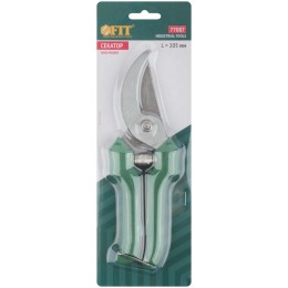 Секатор режущие кромки внахлест лезвия нерж. сталь пластиковые ручки 205мм FIT 77087