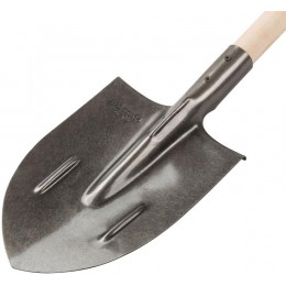 Лопата штыковая 210х385х1440мм деревянный черенок; рельсовая сталь FIT 77193