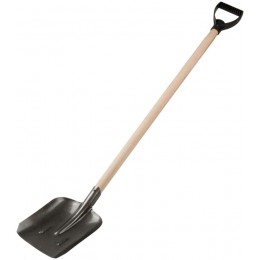 Лопата совковая 235х350х1420мм деревянный черенок; рельсовая сталь FIT 77194
