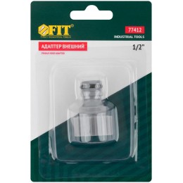 Адаптер внешний пластиковый 1/2дюйм FIT 77412
