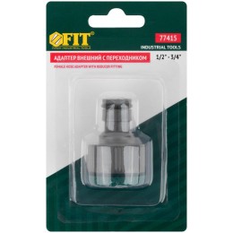 Адаптер внешний пластиковый 1/2дюйм-3/4дюйм FIT 77415