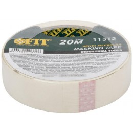 Лента малярная креппированная клейкая 25ммх20м FIT 11312