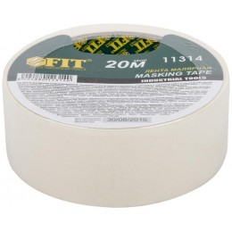 Лента малярная креппированная клейкая 38ммх20м FIT 11314