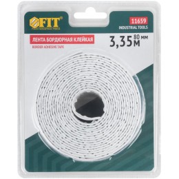 Лента бордюрная клейкая водостойкая 40ммх40ммх3.35м FIT 11659
