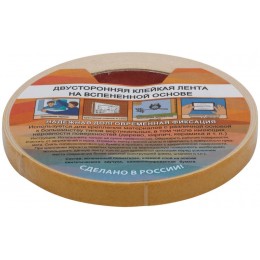 Лента монтажная клейкая на вспененной основе 12ммх5м черн. КУРС 11781