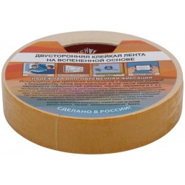 Лента монтажная клейкая на вспененной основе 25ммх5м черн. КУРС 11789