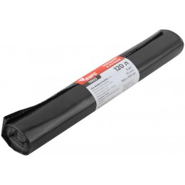 Мешок для строительного мусора ПВД прочные 120л 700х1100мм толщина 70мкм (уп.5шт) КУРС 11923