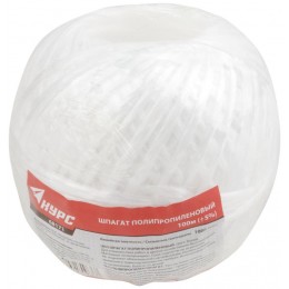 Шпагат полипропиленовый 1000 текс 100м бел. КУРС 68171