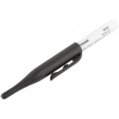 Маркер строительный перманентный тонкий удлиненное перо черн. FIT 04342