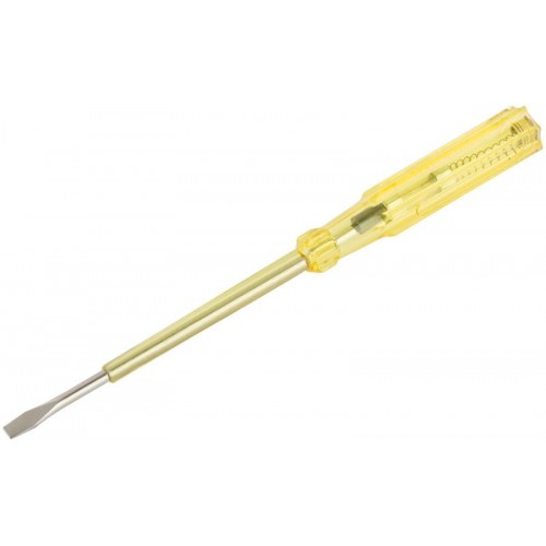Отвертка индикаторная 100-500В 190мм желт. ручка КУРС 56502