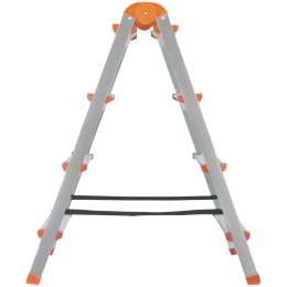 Лестница-стремянка двусторонняя 4 ступ. Н=88.5см 5.3кг стальная КУРС 65393