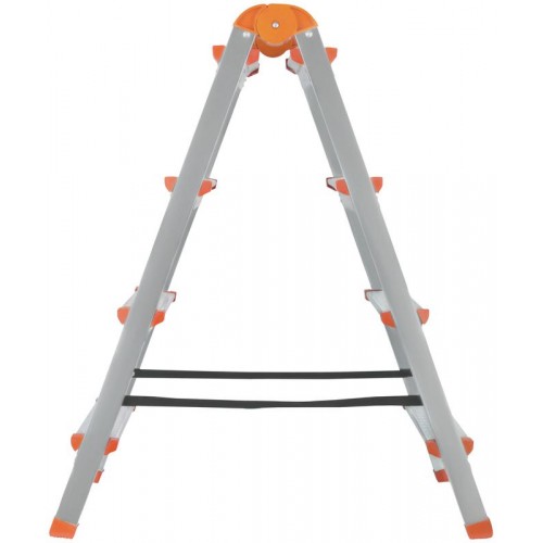 Лестница-стремянка двусторонняя 4 ступ. Н=88.5см 5.3кг стальная КУРС 65393