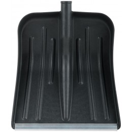 Лопата для уборки снега малая 360х400мм без черенка пластик. 68098