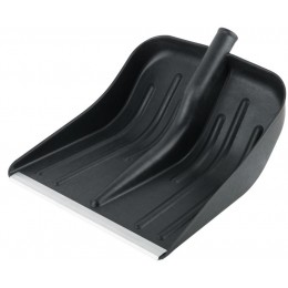 Лопата для уборки снега малая 360х400мм без черенка пластик. 68098