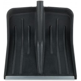 Лопата для уборки снега большая 420х420мм без черенка пластик. 68100