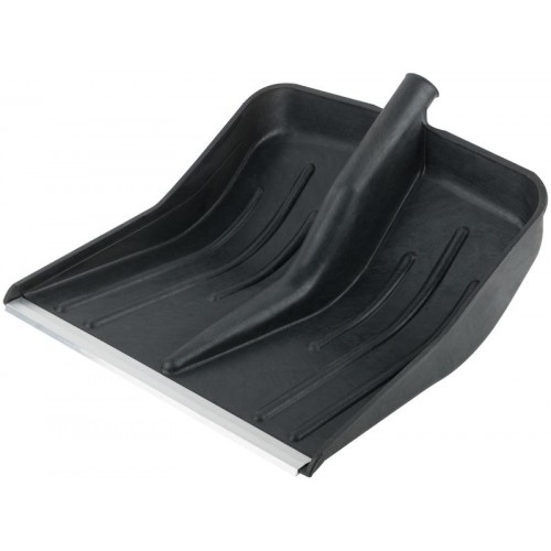 Лопата для уборки снега большая 420х420мм без черенка пластик. 68100