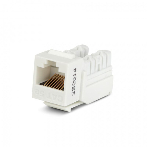 Вставка KJNE-8P8C-C5e-90-WH Keystone Jack RJ45(8P8C) кат. 5e 110 IDC зад. с помощью NE-TOOL бел. Hyperline 46653