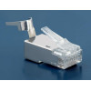 Разъем RJ45 8P8C кат.6 FTP PLUG-8P8C-UV-C6-TW-SH-10 экранир. универс. (уп.10шт) Hyperline 49340