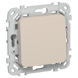 Выключатель 1-кл. СП FLITE ВС11-1-0-ФлЛ 10А механизм льняной IEK FI-V10-0-10-1-K88