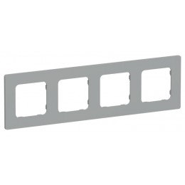 Рамка 4-м СП FLITE РУ-4-К-ФлС сер. IEK FI-M42-32-20-K03