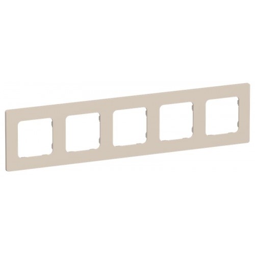 Рамка 5-м СП FLITE РУ-5-К-ФлЛ льняной IEK FI-M52-32-20-K88