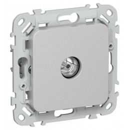 Розетка телевизионная оконечная СП FLITE РТВм-1-1-1-ФлА тип M экранир. механизм алюм. IEK FI-A13-O-K47