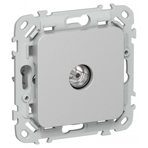 Розетка телевизионная оконечная СП FLITE РТВм-1-1-1-ФлА тип M экранир. механизм алюм. IEK FI-A13-O-K47