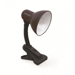 Светильник настольный СНП 21Ч 40Вт E27 230В под лампу на прищепке с подвесом черн. IN HOME 4690612046822