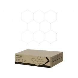 Светильник светодиодный ДБО-HEXAGON 8С-35065 350Вт 6500К 230В 2350х2442мм 8 сот 0.5м шнур с вилкой NEOX 4690612066639