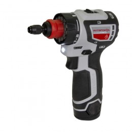 Дрель-шуруповерт акуумуляторная бесщеточн. ДА-10/12В 36 КомбиМАКС (Li-ion сумка 2 аккум. 2А.ч 4 насадки) ИНТЕРСКОЛ 687.2.2.78