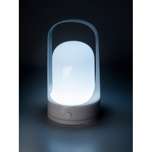 Фонарь светодиодный аккумуляторный кемпинговый Accu5-L60-gy 60SMDх0.5Вт 220/350/650лм 8000-9000К IP20 (Li-ion аккумулятор 3.7В 18650 3600мА.ч) диммер сер. JazzWay 5058323