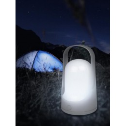 Фонарь светодиодный аккумуляторный кемпинговый Accu5-L60-gy 60SMDх0.5Вт 220/350/650лм 8000-9000К IP20 (Li-ion аккумулятор 3.7В 18650 3600мА.ч) диммер сер. JazzWay 5058323