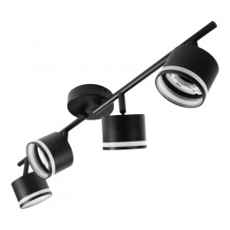 Светильник PCL-0804 max 20Вт (каждая лампа) 4xGX53 IP20 230В BL настен./потолочн. декор. под лампу JazzWay 5066922