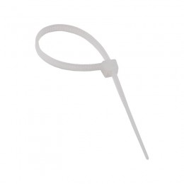 Хомут кабельный PCT 2.5х100-100WH 2.5х100 PA6.6 бел.(уп.100шт) JazzWay 5053526