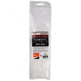 Хомут кабельный PCT 2.5х200-100WH 2.5х200 PA6.6 бел.(уп.100шт) JazzWay 5053618