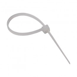 Хомут кабельный PCT 2.5х080-100WH 2.5х80 PA6.6 бел.(уп.100шт) JazzWay 5053670