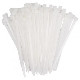 Хомут кабельный PCT 3.6х100-100WH 3.6х100 PA6.6 бел.(уп.100шт) JazzWay 5053700