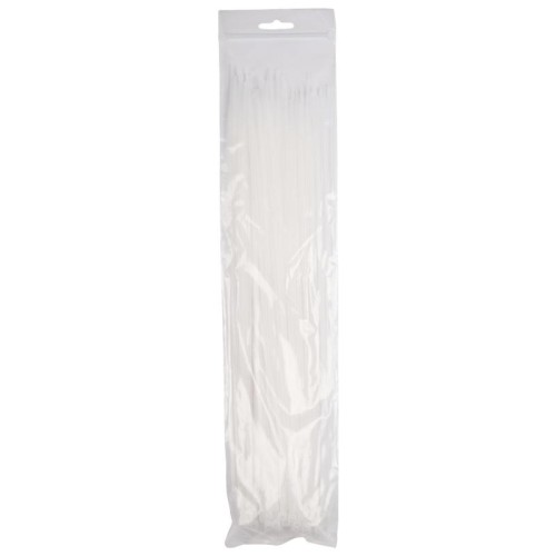Хомут кабельный PCT 3.6х350-100WH 3.6х350 PA6.6 бел.(уп.100шт) JazzWay 5053885