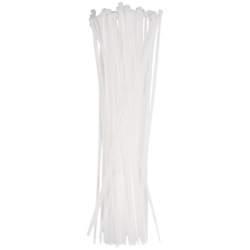 Хомут кабельный PCT 3.6х350-100WH 3.6х350 PA6.6 бел.(уп.100шт) JazzWay 5053885