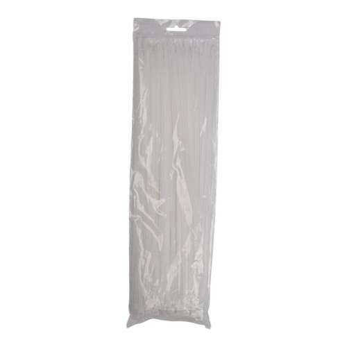 Хомут кабельный PCT 4.8х350-100WH 4.8х350 PA6.6 бел.(уп.100шт) JazzWay 5054066
