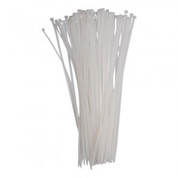 Хомут кабельный PCT 4.8х350-100WH 4.8х350 PA6.6 бел.(уп.100шт) JazzWay 5054066