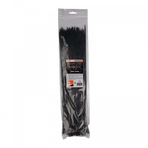 Хомут кабельный PCT 4.8х400-100BL 4.8х400 PA6.6 черн.(уп.100шт) JazzWay 5054691
