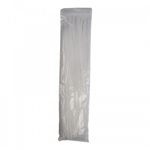 Хомут кабельный PCT 4.8х400-100WH 4.8х400 PA6.6 бел.(уп.100шт) JazzWay 5054097
