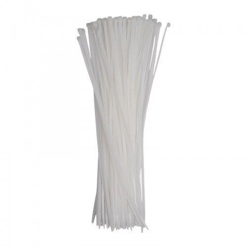 Хомут кабельный PCT 4.8х400-100WH 4.8х400 PA6.6 бел.(уп.100шт) JazzWay 5054097