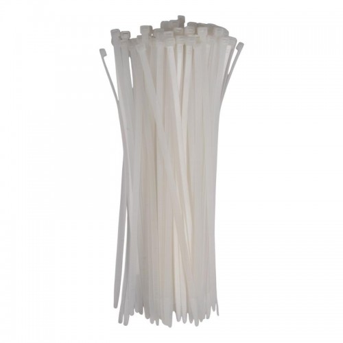 Хомут кабельный PCT 7.6х350-100WH 7.6х350 PA6.6 бел.(уп.100шт) JazzWay 5054219